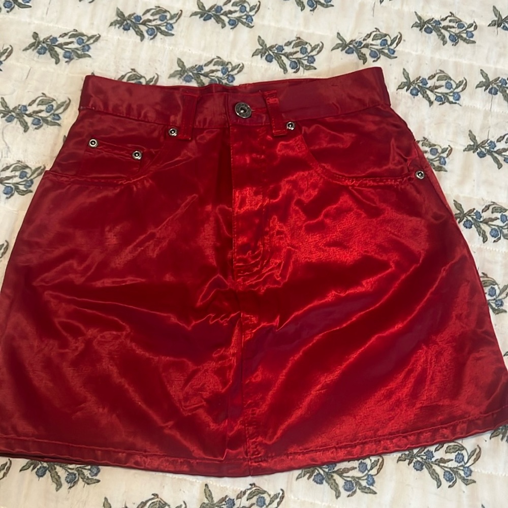 Mini Red Skirt